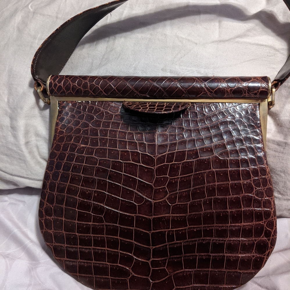 Vintage alligator bag